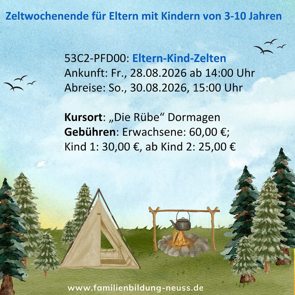 Eltern-Kind-Zelten im August